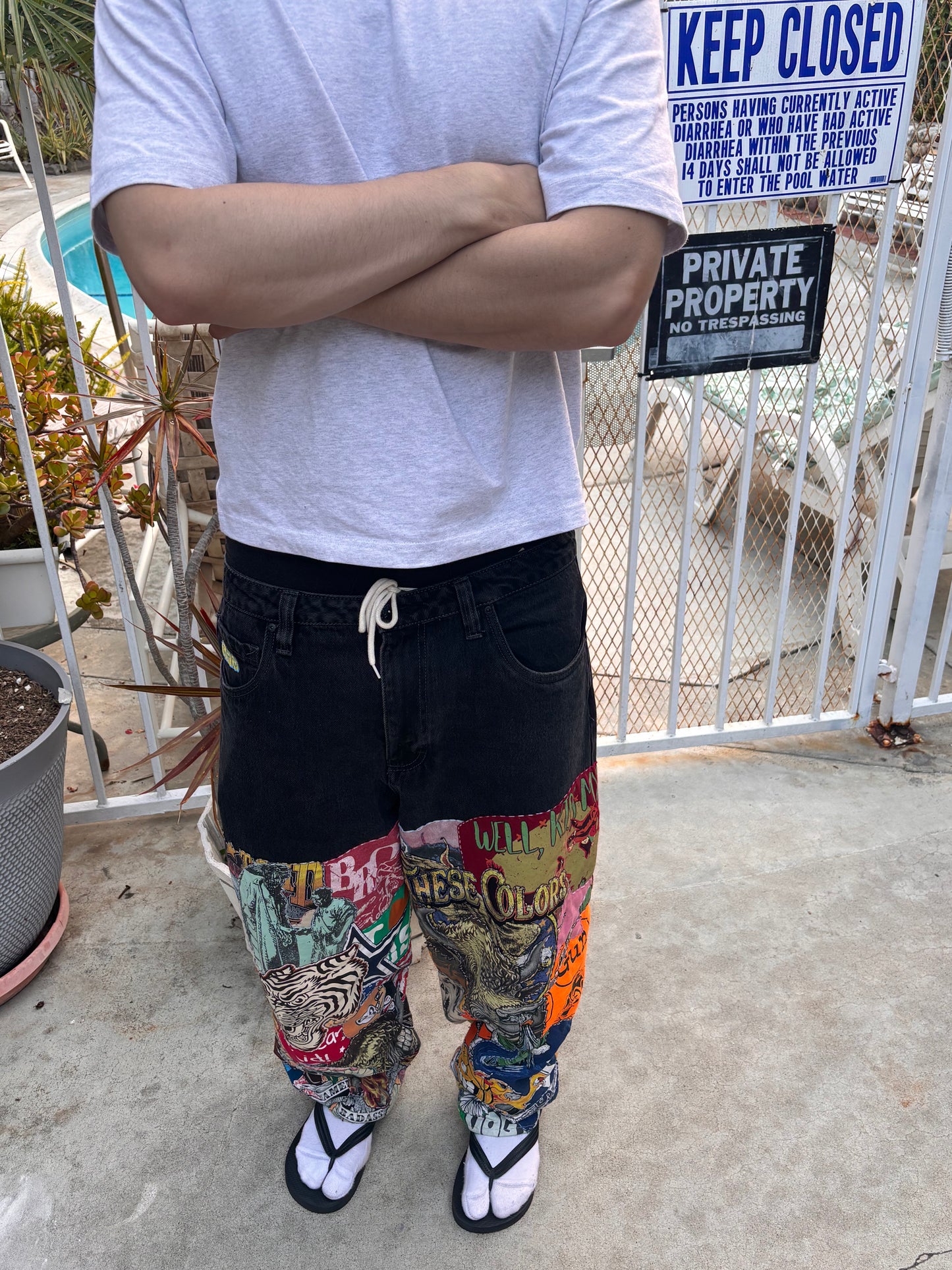 Final Pair! Patchwork Pants