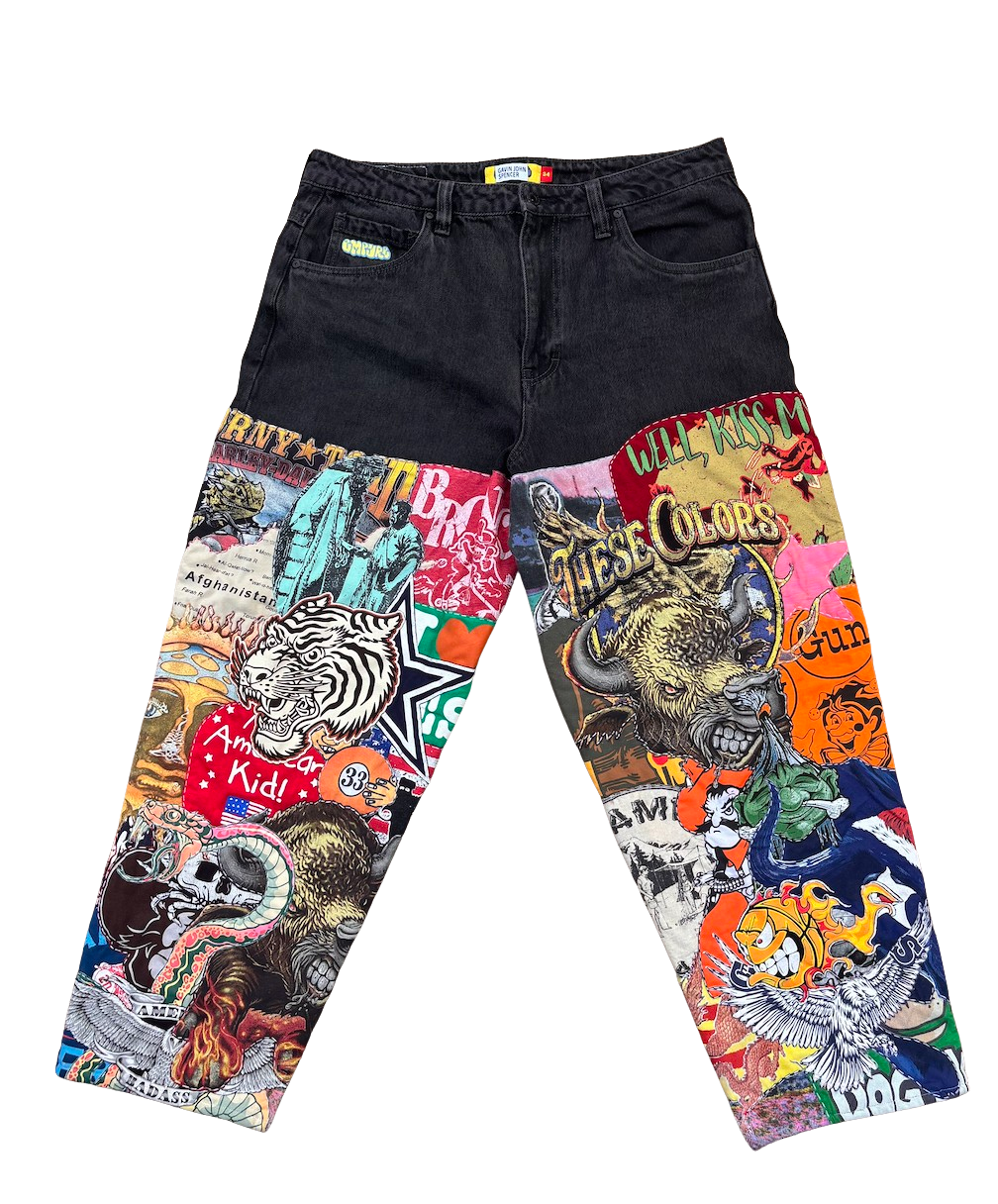 Final Pair! Patchwork Pants
